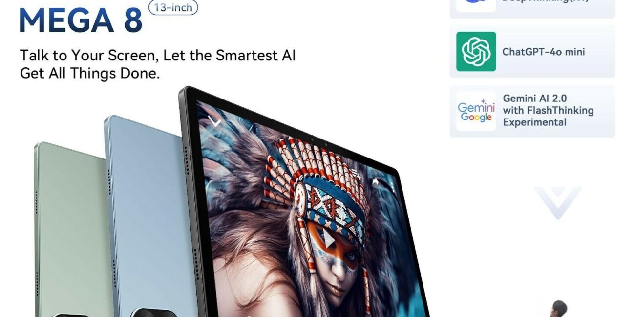 Blackview MEGA 8: il primo tablet AI da 13 pollici debutta con tre modelli di intelligenza artificiale Blackview MEGA 8: il primo tablet AI da 13 pollici debutta con tre modelli di intelligenza artificiale 1