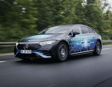 Mercedes EQS con batterie a stato solido percorre 1.205 km con una singola carica 8