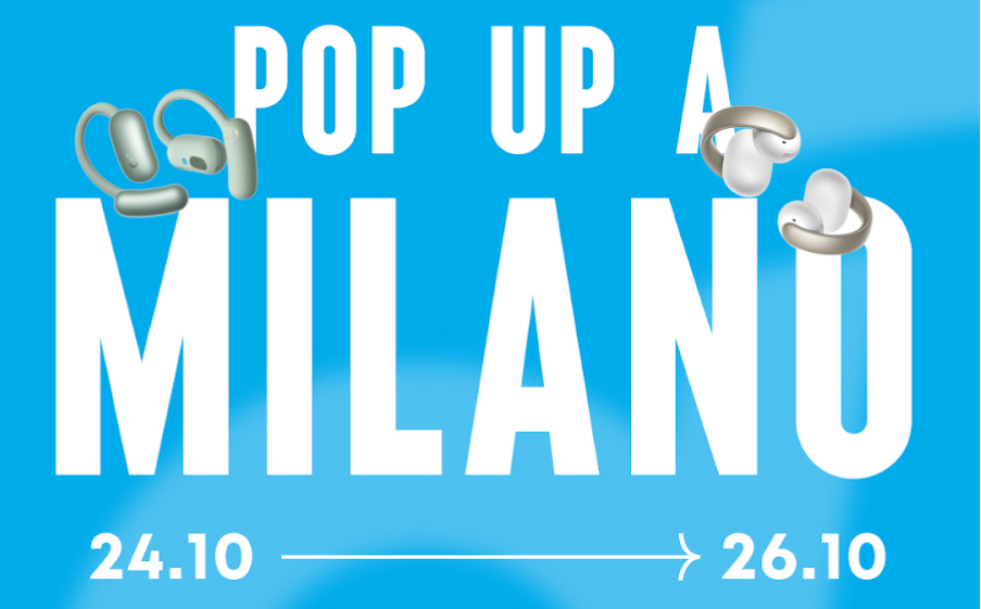 Grande inaugurazione dell’evento esperienziale Soundcore Open-Ear a Milano 1