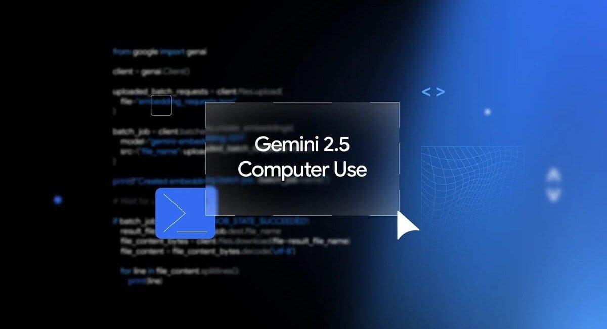 Google Gemini 2.5 Computer Use: l'Intelligenza Artificiale che Naviga il Web Come un Umano 1