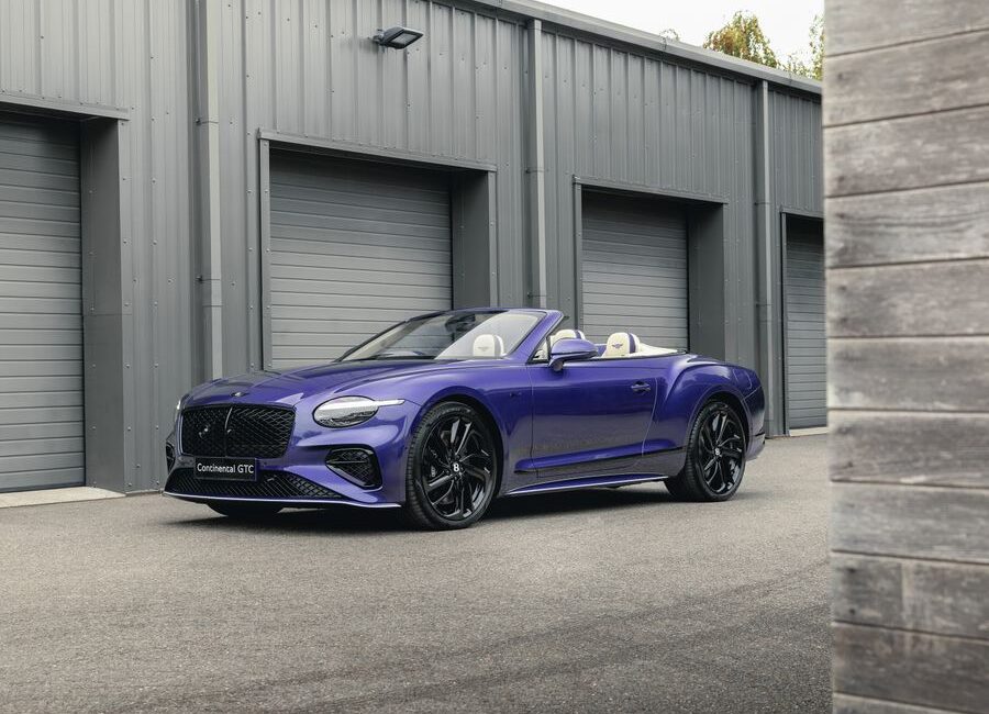 Bentley Continental GTC Speed: Un Capolavoro Artigianale Viola Su Misura 1