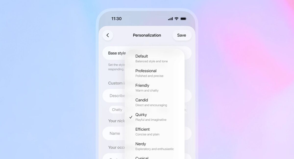 OpenAI Lancia GPT-5.1: Modelli "Instant" e "Thinking" per un'IA più Naturale e Personalizzata 1