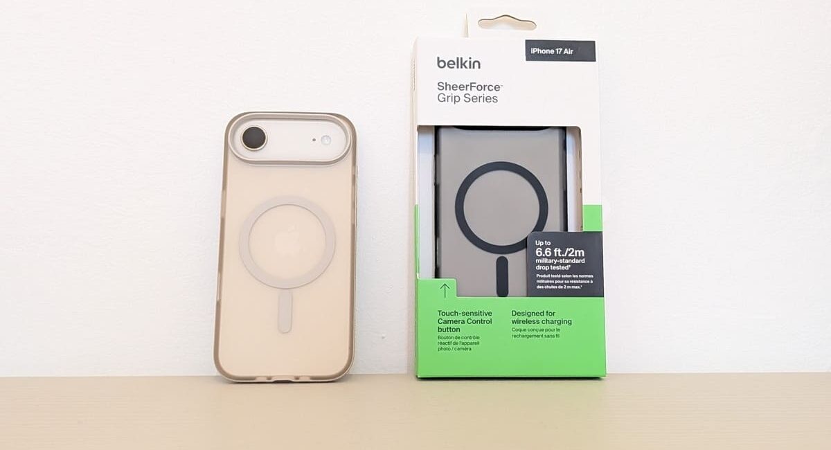 Belkin SheerForce Grip Series: la custodia sottile che non rinuncia a presa e protezione per iPhone Air 1